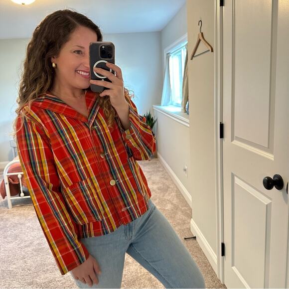 Big Bud Press Plaid Jacket Oversized XS - Picture 3 of 9